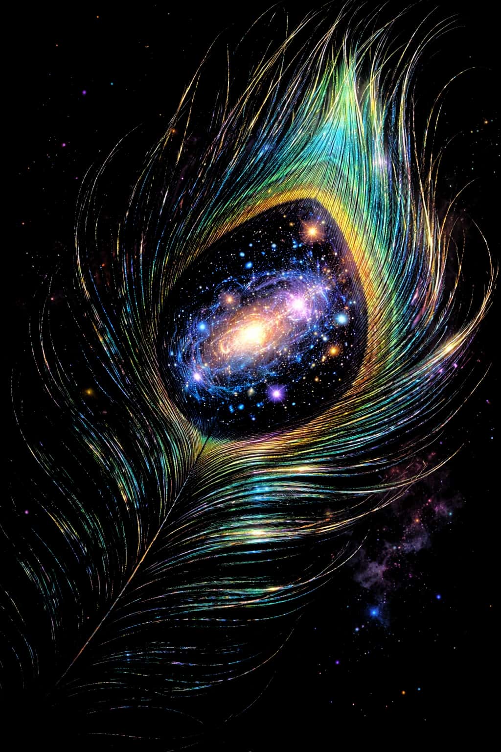 Mayur Pankh — cosmic peacock feather